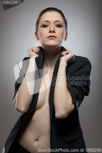 Image of Portrait of sexy young woman 