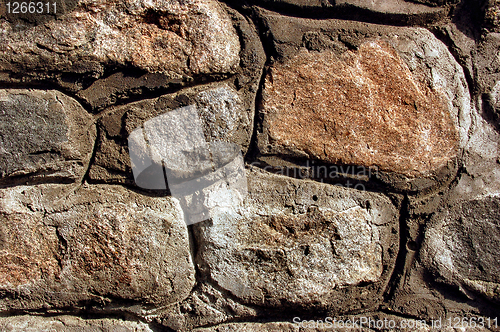 Image of Close-up stone wall texture