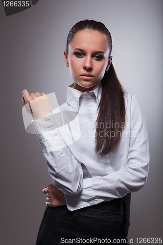 Image of Portrait of businesswoman