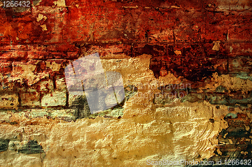 Image of Old grunge bricks wall texture