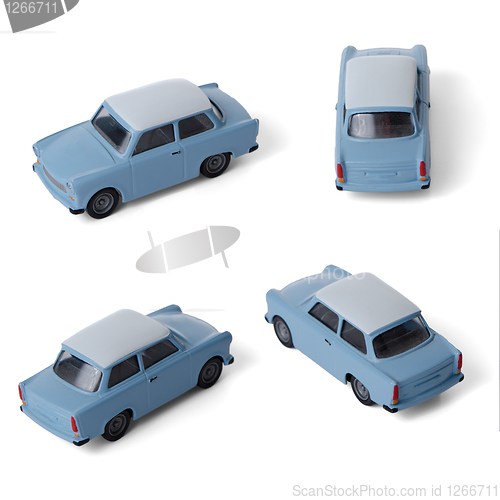 Image of Model of Trabant car 