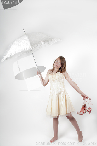 Image of Youth girl in studio