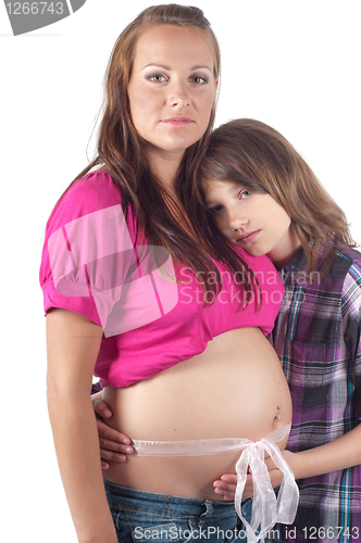 Image of Beautiful pregnant woman