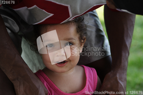 Image of baby and her daddy