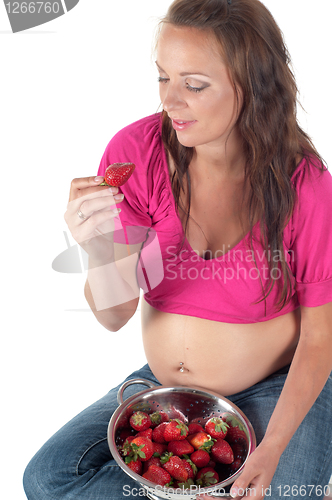 Image of Beautiful pregnant woman