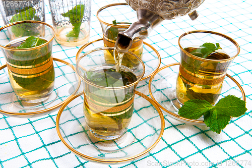 Image of Traditional Moroccan mint tea 