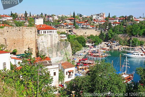 Image of Turkey. Antalya town. View of harbor 