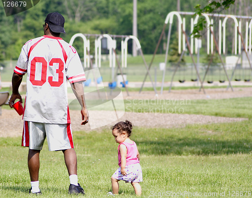 Image of Dad and daughter