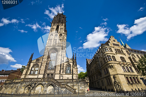 Image of Salvatorkirche and Townhall in Duisburg