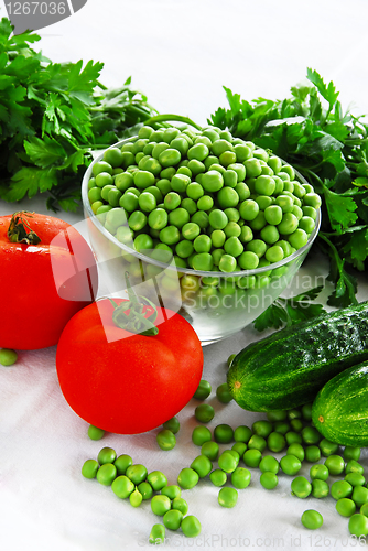 Image of Appetizing fresh vegetables