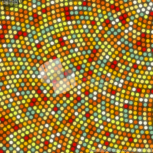 Image of Abstract rounded pixel points mosaic. EPS 8
