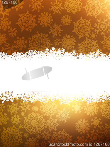 Image of Elegant gold christmas background. EPS 8