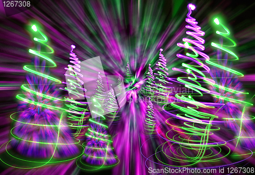 Image of xmas forest