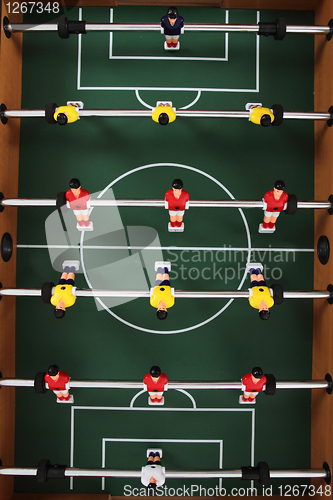 Image of table soccer game