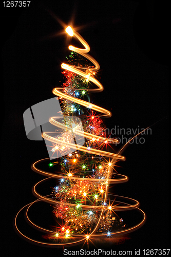 Image of christmas bottle of alcohol