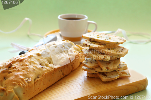 Image of Pistachio Bread And Coffee