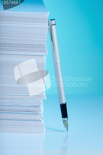 Image of Paper and pen