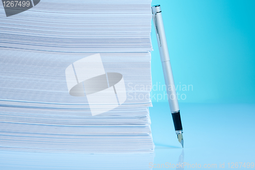 Image of Paper and pen