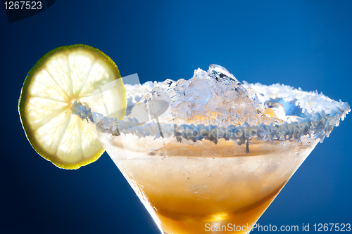 Image of Close-up of glass with cocktail