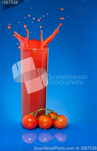 Image of Splash of tomato juice