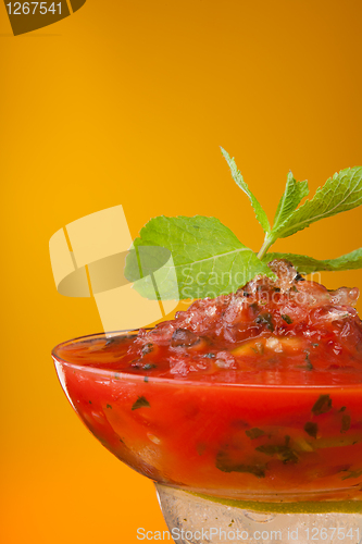 Image of watermelon cocktail with mint