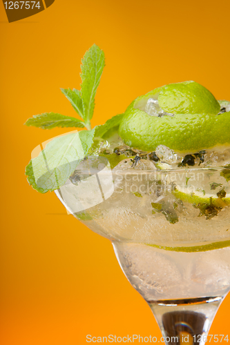 Image of Cold lime mint drink