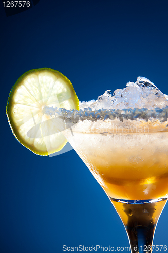 Image of Lime in cocktail glass
