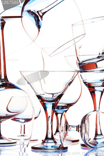 Image of Many glasses