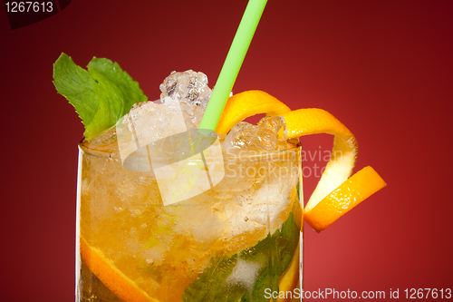 Image of Refreshing orange drink