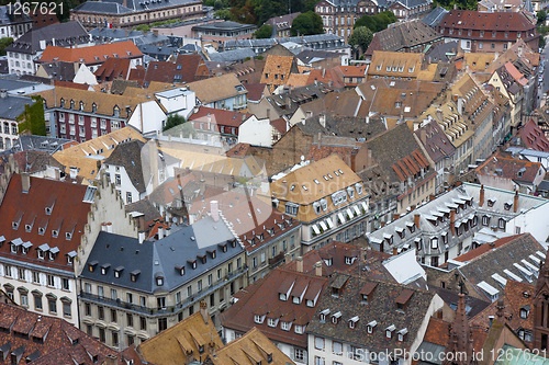 Image of Old house roofs