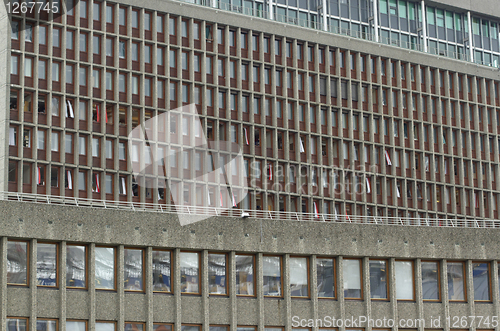 Image of Bombed office building