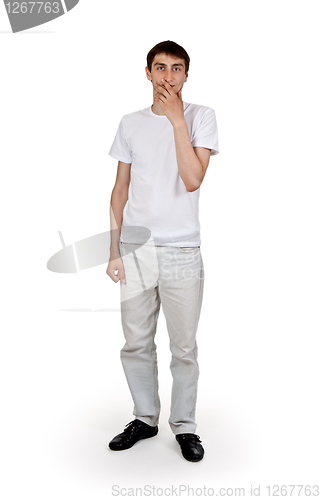 Image of man in bright clothing