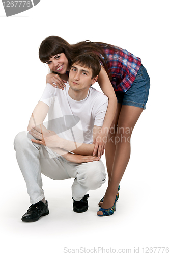 Image of Portrait of a beautiful couple