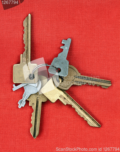 Image of old keys from the door
