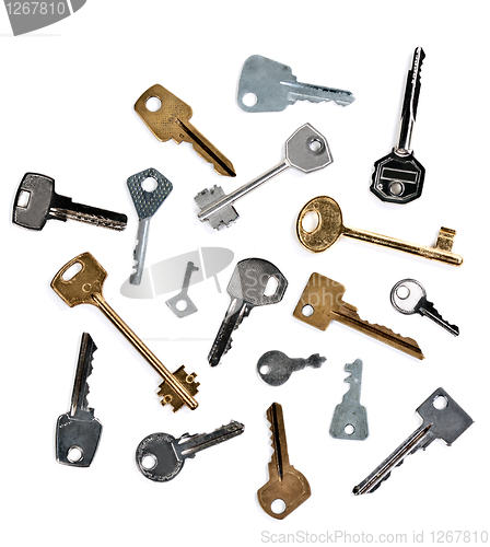 Image of old keys from the door