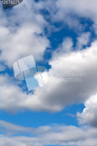 Image of Beautiful cumulus clouds