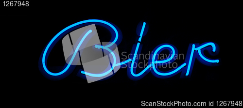 Image of Bier neon sign