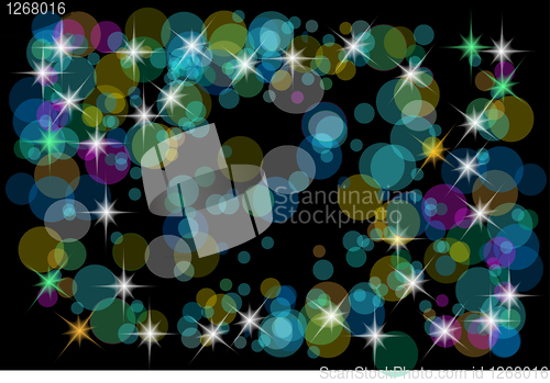 Image of christmas color background with lights 