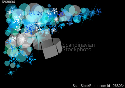 Image of christmas snow background