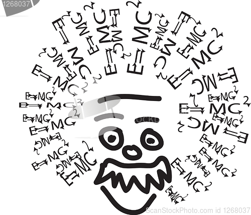 Image of illustration of einstein