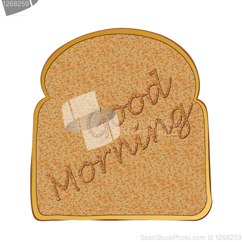 Image of Slice of toast morning