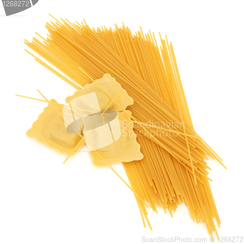 Image of Ravioli and Spaghetti Pasta