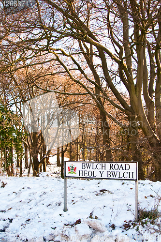 Image of welsh road sign