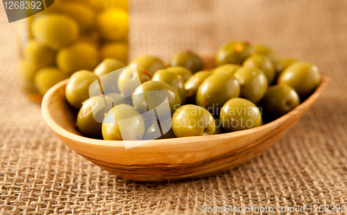 Image of green olives