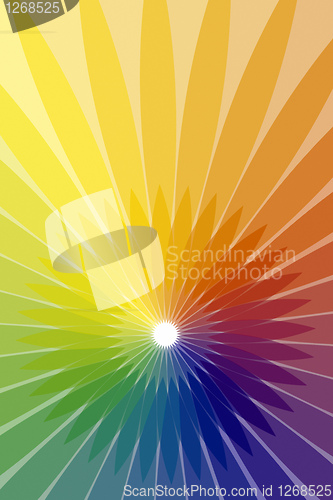 Image of rainbow color background