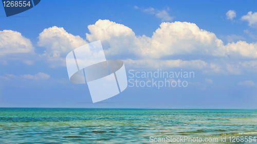 Image of Beautiful seascape over the sea