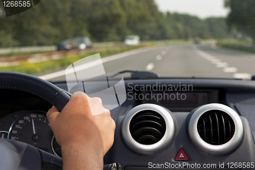 Image of Driving a car