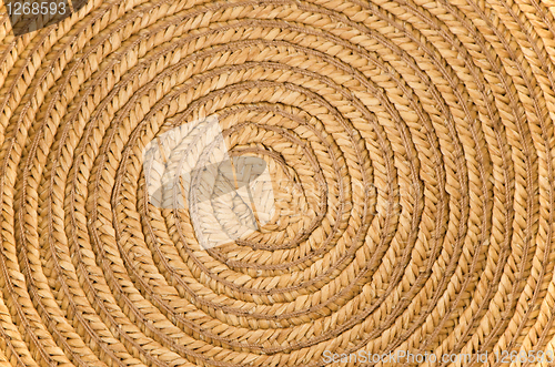 Image of Spireal straw background