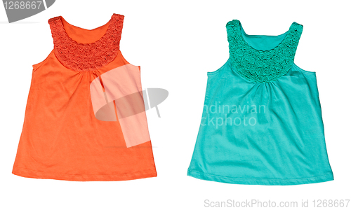 Image of Collage Green and orange Women's T-shirt