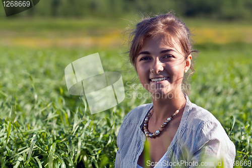 Image of portrait of a beautiful girl